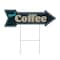 Signmission Iced Coffee Arrow Yard Sign Funny Home Decor 30in Wide C-ARROW10-999805 - alternate 1